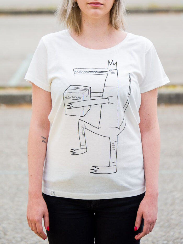 rey cocodrilo camiseta algodón orgánico