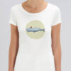 camiseta ecológica señora ballena